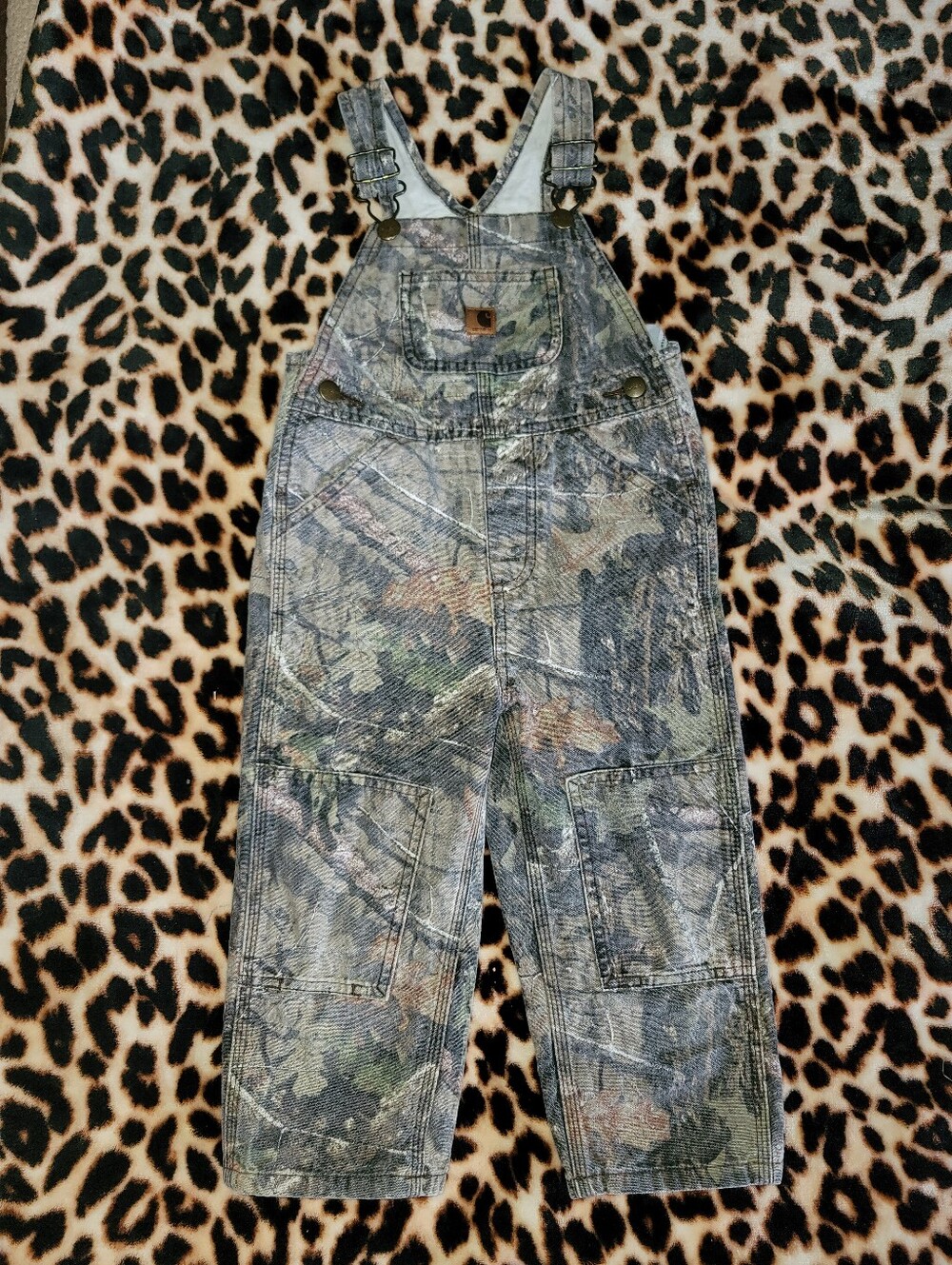 Toddler Carhartt Camo Overalls 3T